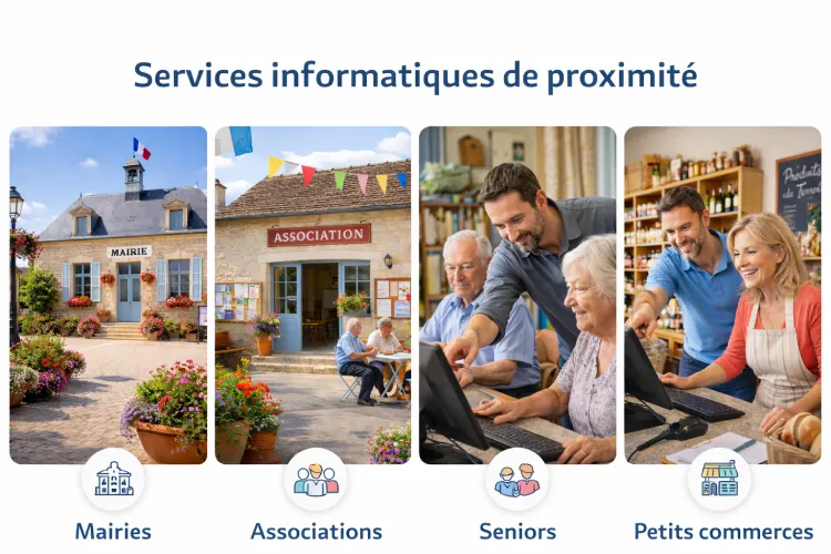 Services informatiques de proximités Landes, Mont de Marsan